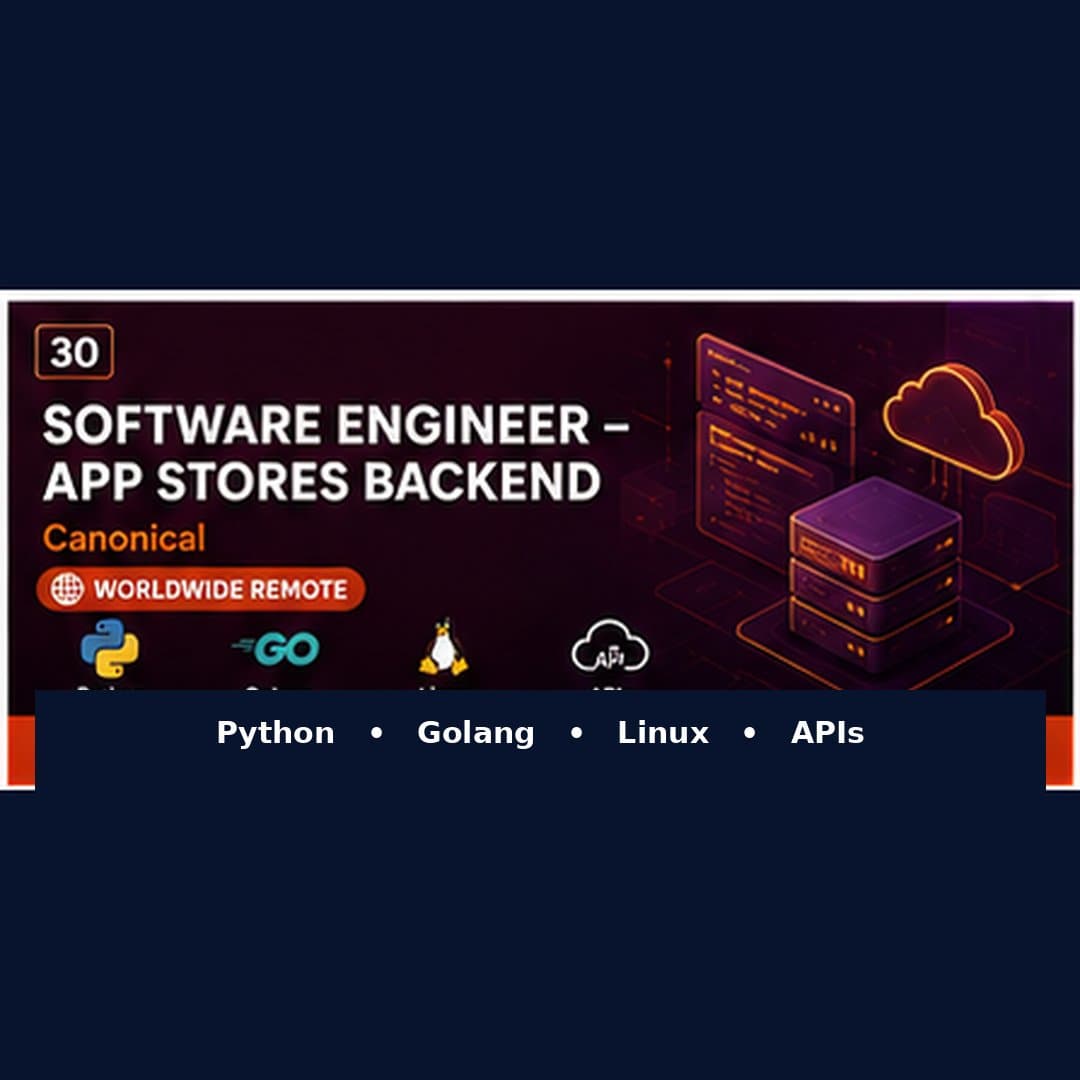 Software Engineer - App Stores Backend at Canonical — Remote Worldwide Job